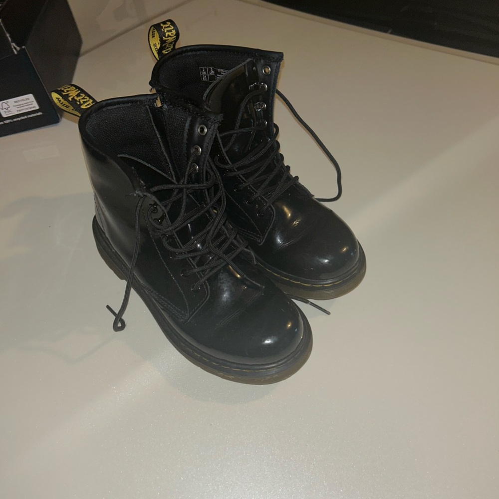 Dr. Martens 1460 8-Eye Patent Boot - Little Kid / Big Kid - Black